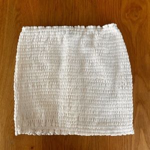 Never Worn White Forever 21 Tube Top; size M